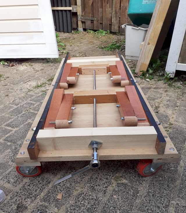 hefmechanisme schaarheftafel Santas slee