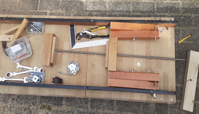 hefmechanisme schaarheftafel Santas slee